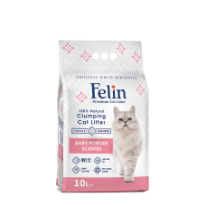 FELIN Άμμος για Γάτες άρωμα Baby Powder 10ltr