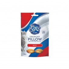 EGEO CRUNCHY PILLOWS ΓΙΑ ΓΑΤΕΣ ΜΕ ΒΟΔΙΝΟ 60gr
