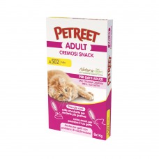 PETREET A502 Adult - Κρεμώδη λιχουδιά Κοτόπουλο 6 X 14gr