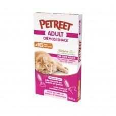 PETREET A503 Adult - Κρεμώδη λιχουδιά Κοτόπουλο με καρότα 6 X 14gr