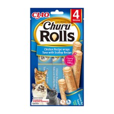 Churu Cat Rolls Κοτόπουλο-Τόνος-Χτένι