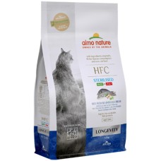 Almo Nature Cat HFC Adult Sterilised Fresh Sea ​Bass and Sea Bream 300gr