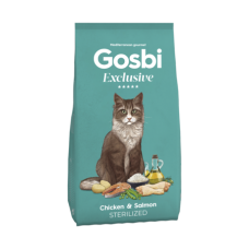 Gosbi Exclusive Cat Chicken & Salmon Sterilized  1.5kg