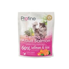 Profine Cat Derma Σολωμός & Ρύζι 300gr