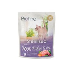 Profine Cat Sterilised Κοτόπουλο & Ρύζι 300gr