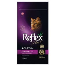 Reflex Plus Cat Adult Gourmet Multicolor Chicken 1.5kg