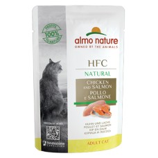 Almo Nature Cat Natural Chicken & Salmon 55gr