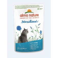 Almo Nature Cat Holistic Sterilised Cod 70gr