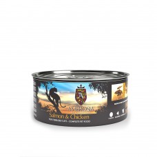 Ambrosia GRAIN FREE Cat Sterilized Chicken - Salmon  150gr