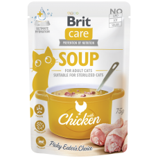 Brit Care® Cat Soup Με Κοτόπουλο 75gr