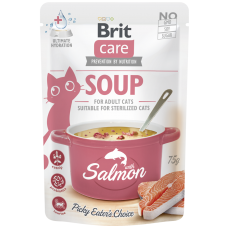 Brit Care® Cat Soup Με Σολωμό 75gr