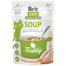 Brit Care® Cat Soup Με Γαλοπούλα 75gr