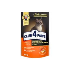 Club 4 Paws Slices with Rabbit & Turkey 