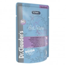 DR.CLAUDER’S BEST SELECTION STERILISED  CHICKEN & DUCK WITH SEAWEED No 33  85gr