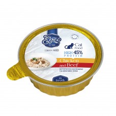 EGEO ADULT CAT HIGH PROTEIN 45% ΜΕ ΚΟΤΟΠΟΥΛΟ & ΒΟΔΙΝΟ ΣΕ ΖΩΜΟ 80gr EGEO ADULT CAT HIGH PROTEIN 45% ΜΕ ΚΟΤΟΠΟΥΛΟ & ΒΟΔΙΝΟ ΣΕ ΖΩΜΟ 80gr