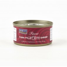 FISH4CATS Finest Tuna Fillet With Shrimp 70gr