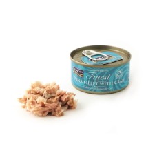 FISH4CATS Finest Tuna fillet with Crab 70gr  