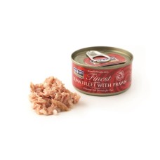 FISH4CATS Finest Tuna fillet with Prawn 70gr   