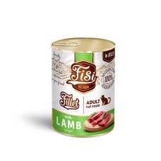 FISI CAT ADULT FILLET ΑΡΝΙ ΣΕ ΖΕΛΕ  400gr   
