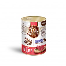 FISI CAT ADULT FILLET ΜΟΣΧΑΡΙ ΣΕ ΖΕΛΕ STERILIZED 400gr