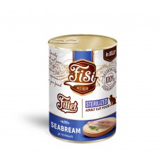 FISI CAT ADULT FILLET ΤΣΙΠΟΥΡΑ ΣΕ ΖΕΛΕ STERILIZED 400gr