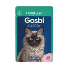 Gosbi Delicat sterilized chicken & sardine loaf  70gr
