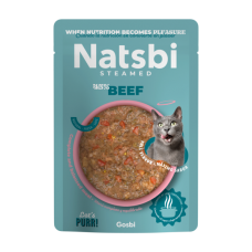 Natsbi Cat Steamed Beef 80gr