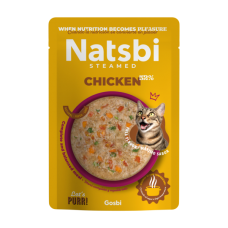 Natsbi Cat Steamed Chicken 80gr