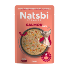 Natsbi Cat Steamed Salmon 80gr