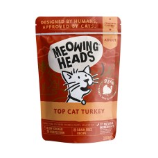 Meowing Heads Top Cat Turkey 100gr