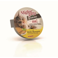 Miglior Gatto Sterilised Small Cups Mousse Κοτόπουλο