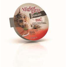 Miglior Gatto Sterilised Small Cups Mousse Μοσχάρι