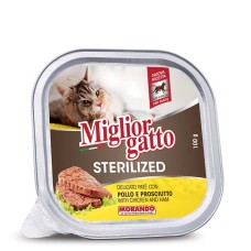 Miglior Gatto Sterilised Πατέ Κοτόπουλο & Προσούτο 100gr