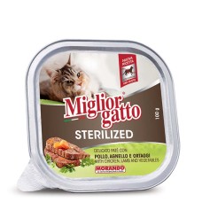 Miglior Gatto Sterilised Πατέ Κοτόπουλο & Αρνί 100gr