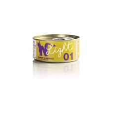 NATURAL CODE ADULT CAT - LIGHT Τόνος και Βατόμουρα 70gr
