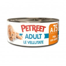 PETREET A75 Adult - Κρέμα Κοτόπουλο με καρότα 70gr