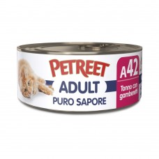 PETREET A42 ADULT - Εκλεκτός τόνος και Γαρίδες 70gr