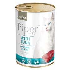 Piper Cat Adult Sterilised Τόνος 400gr