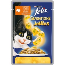 Felix Sensations Jelly Γαλοπούλα/Σπανάκι 85gr