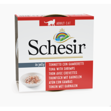 Schesir Cat Jelly Tuna & Shrimps 85gr