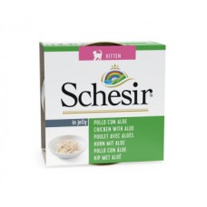 Schesir Cat Jelly Kitten Chicken & Aloe 85gr