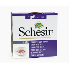 Schesir Cat Jelly Tuna & Beef 85gr