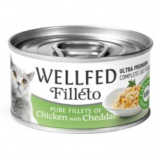 Wellfed Filleto Chicken & Cheddar 70gr