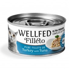 Wellfed Filleto Turkey & Tuna 70gr