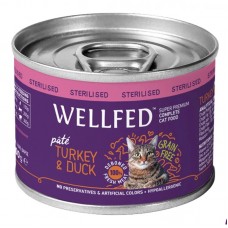 Wellfed Sterilised - Turkey & Duck 200gr