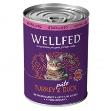 Wellfed Sterilised - Turkey & Duck 400gr