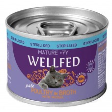 Wellfed Mature 7+ Poultry with oat 200 gr
