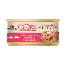 Wellness Core Signatrue Select Flaked Τόνος & Σολομός σε ζωμό 79gr