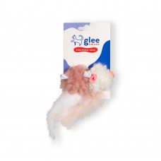 GLEE ΠΑΙΧΝΙΔΙ ΓΑΤΑ SHEEPSKIN MICE TWINS ΜΕ CATNIP 