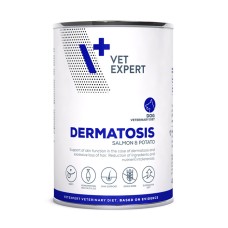 Vet Expert Dermatosis Dog Wet Food Salmon 400gr